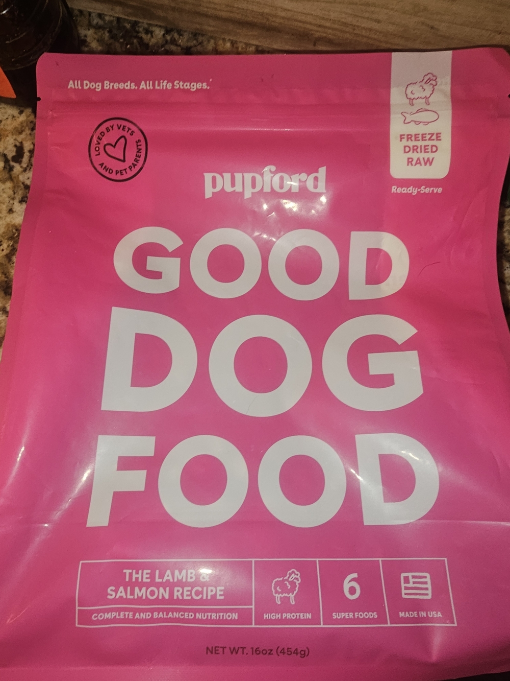 Ford Pink Pupford Good Dog Food Pack